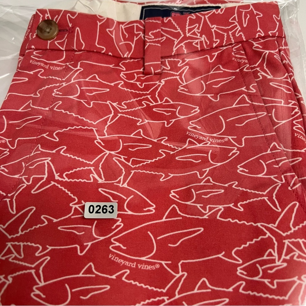 Vineyard Vines Men Slimfit Breaker Pants Tuna Outlet- Jetty Red 30x32 - Picture 6 of 6